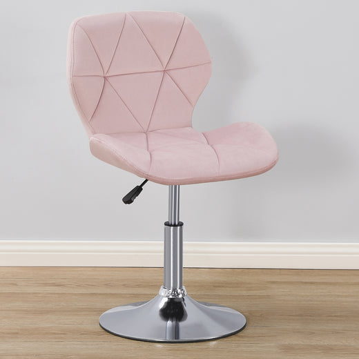 Static Swivel Geometric Design Chair with Adjustable Height