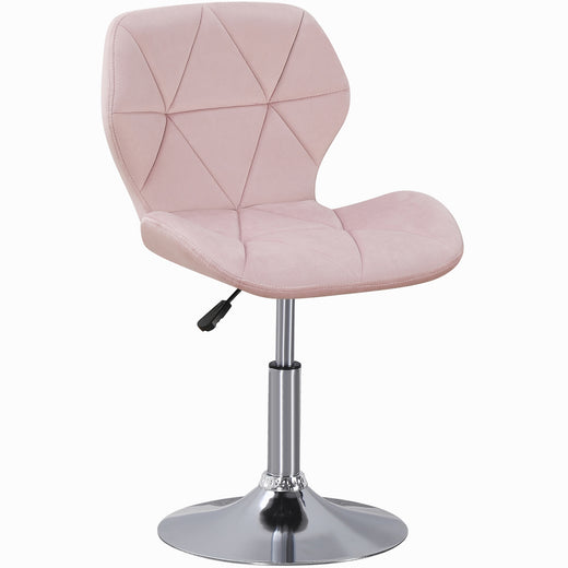 Static Swivel Geometric Design Chair with Adjustable Height
