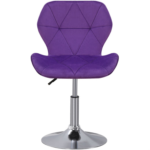 Static Swivel Geometric Design Chair with Adjustable Height
