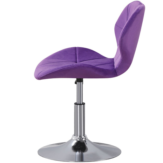 Static Swivel Geometric Design Chair with Adjustable Height