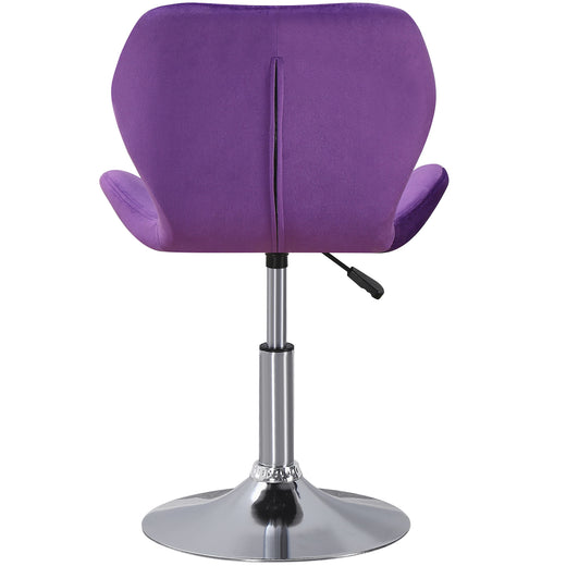 Static Swivel Geometric Design Chair with Adjustable Height