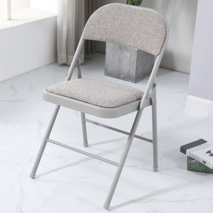 Grey folding chairs discount