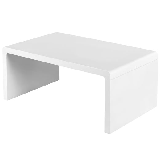 White High Gloss Rectangular Coffee Table