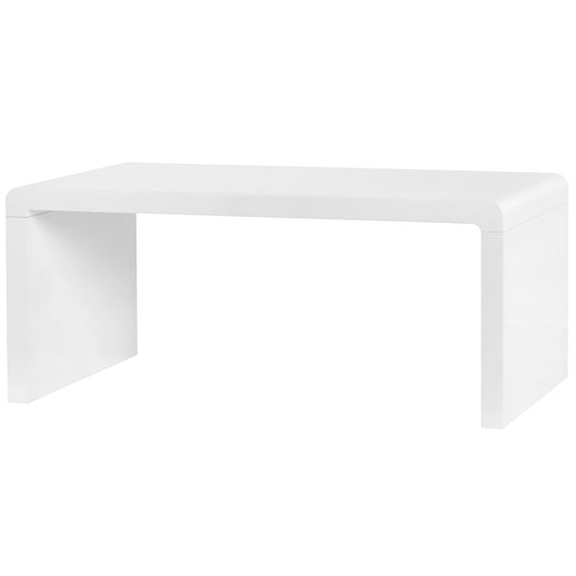 White High Gloss Rectangular Coffee Table