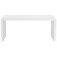 Thumbnail for White High Gloss Rectangular Coffee Table