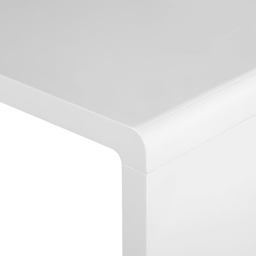 White High Gloss Rectangular Coffee Table