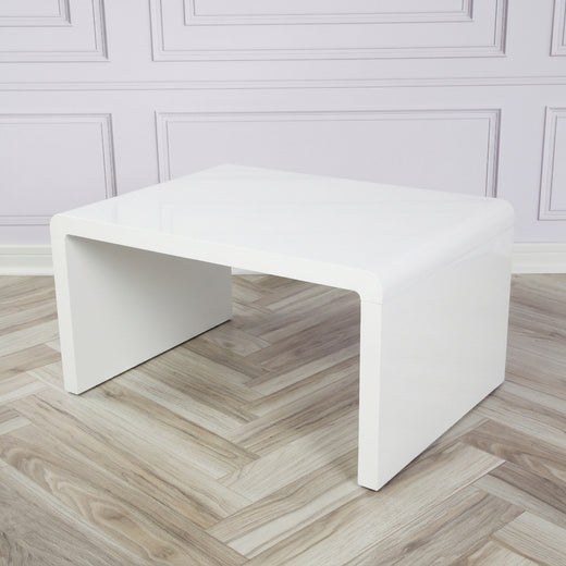White High Gloss Rectangular Coffee Table