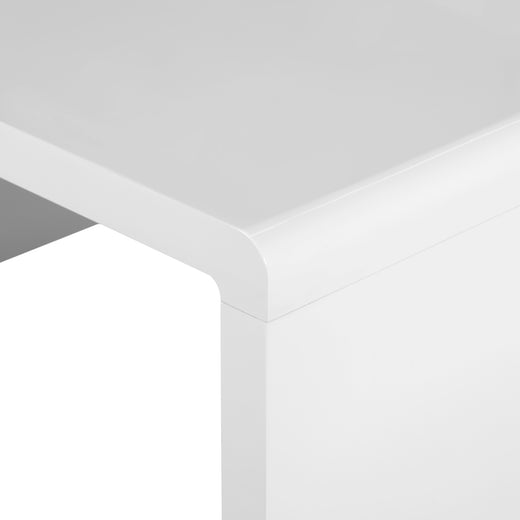 White High Gloss Rectangular Coffee Table
