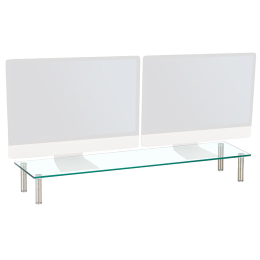 Twin Box Riser Dual/Twin Monitor Riser Stand - 100cm Wide – Charles Jacobs Furniture