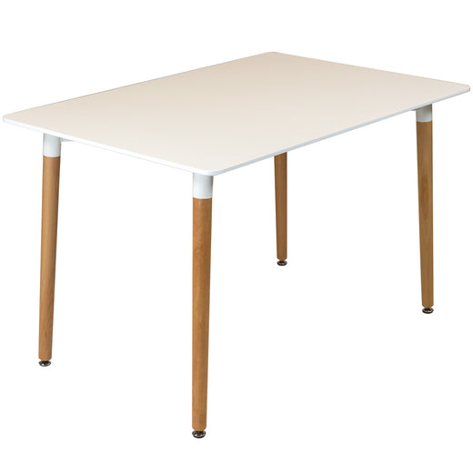 Rectangular 4 Seat Dining Table and Chair Scandi Round Kitchen Nordic Dinner Set