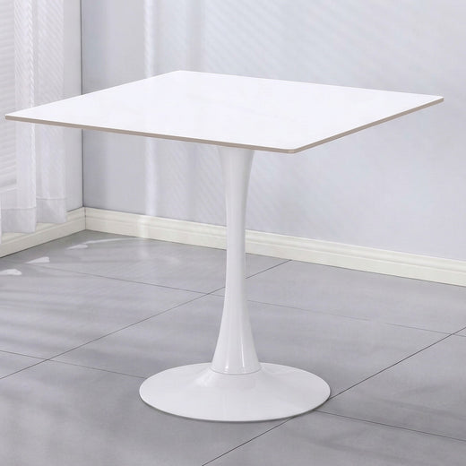 A white ceramic table on a lifestyle background