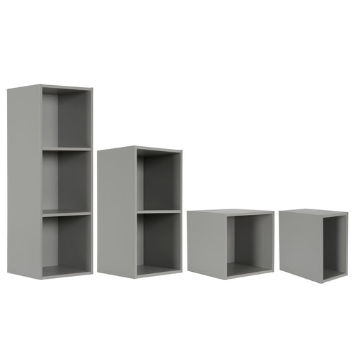 Grey Vinyl Record LP Cube Storage Box