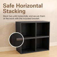 Thumbnail for Black Vinyl Record LP Cube Storage Box