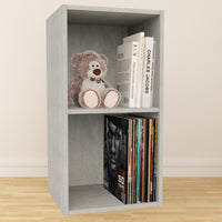 Thumbnail for Concrete Effect Vinyl Record LP Cube Storage Box