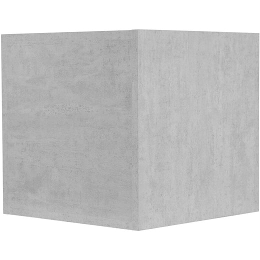Concrete Effect Vinyl Record LP Cube Storage Box
