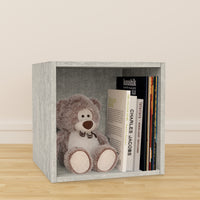 Thumbnail for Concrete Effect Vinyl Record LP Cube Storage Box