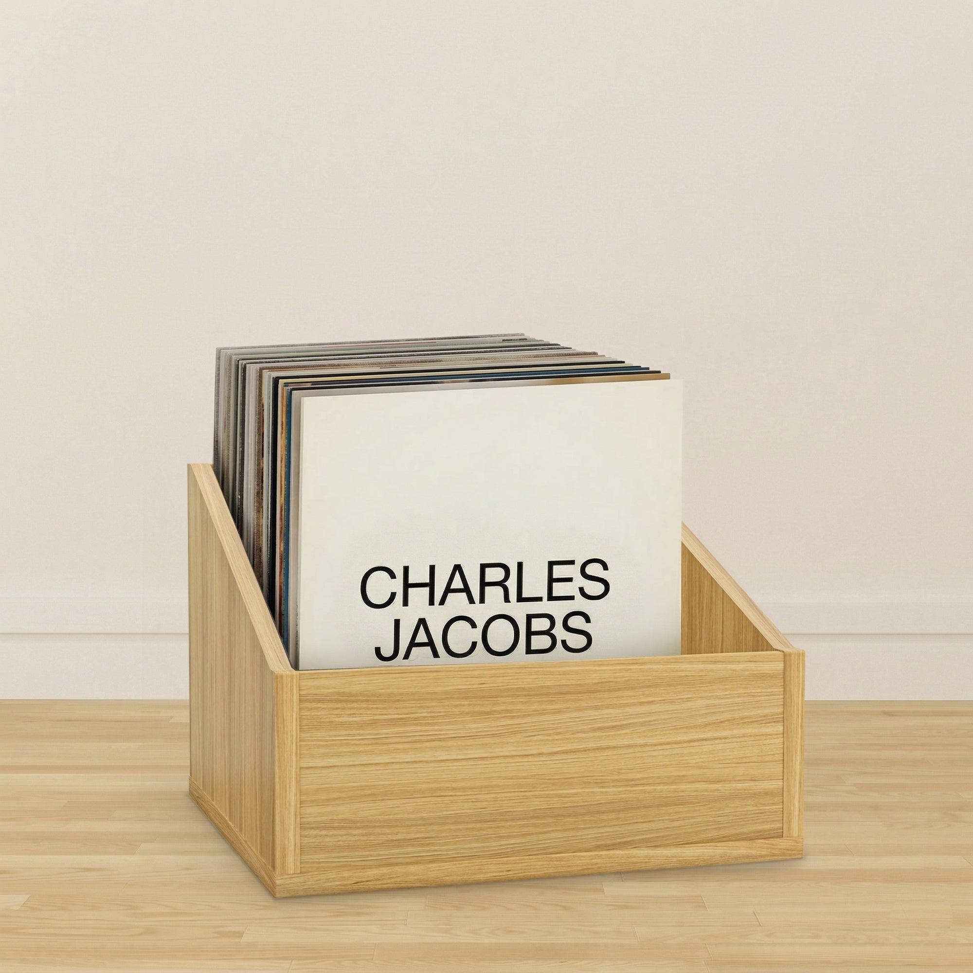 Lp Show Boxes Modern Vinyl Record LP Storage Box – Charles Jacobs Furniture