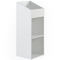Thumbnail for A white finish vinyl storage unit, on a white background