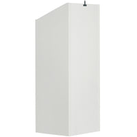 Thumbnail for A white finish vinyl storage unit, on a white background