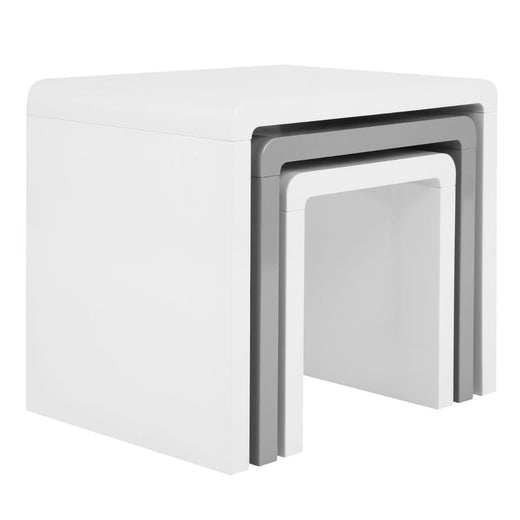 Nest of 3 High Gloss Coffee/Side Tables
