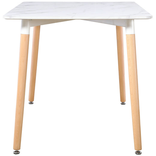 Rectangular Dinner Table Set with 4 Dining Chairs